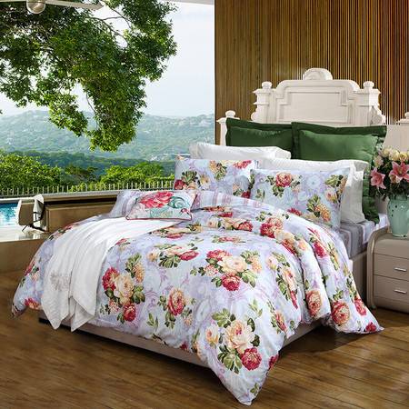 fuanna家紡 床上用品四件套 chunguang田園